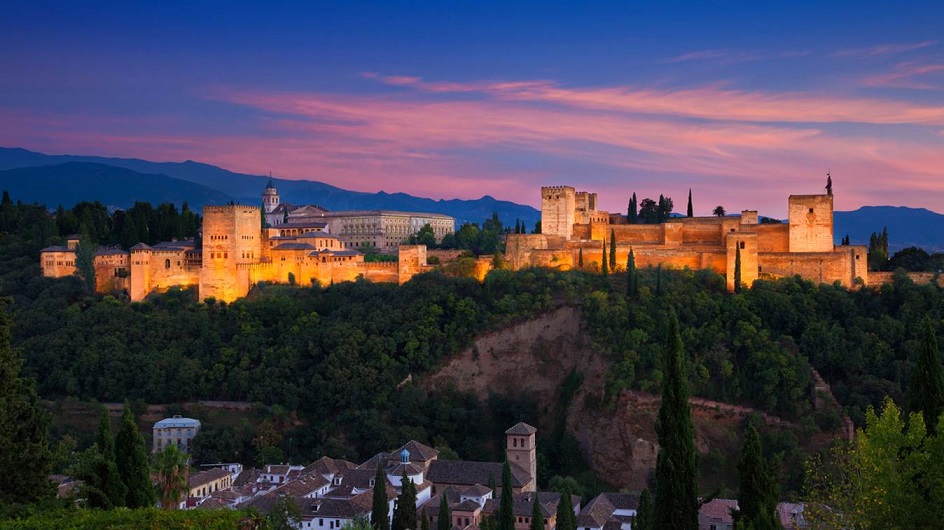 Alhambra Palace offers panoramic views of Granada on one side and the gorgeous Sierra Nevada Mountains on the other. – Insight Vacations pic, February 20, 2016.