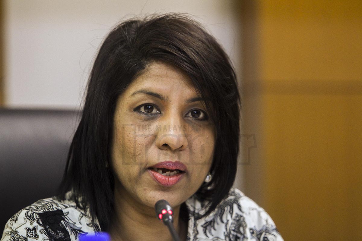 Anti-graft activist Cynthia Gabriel says Malaysia's plan to toughen laws on official secrets is a step in the wrong direction at a time when countries around the world embrace transparency. – The Malaysian Insider file pic, March 11, 2016.