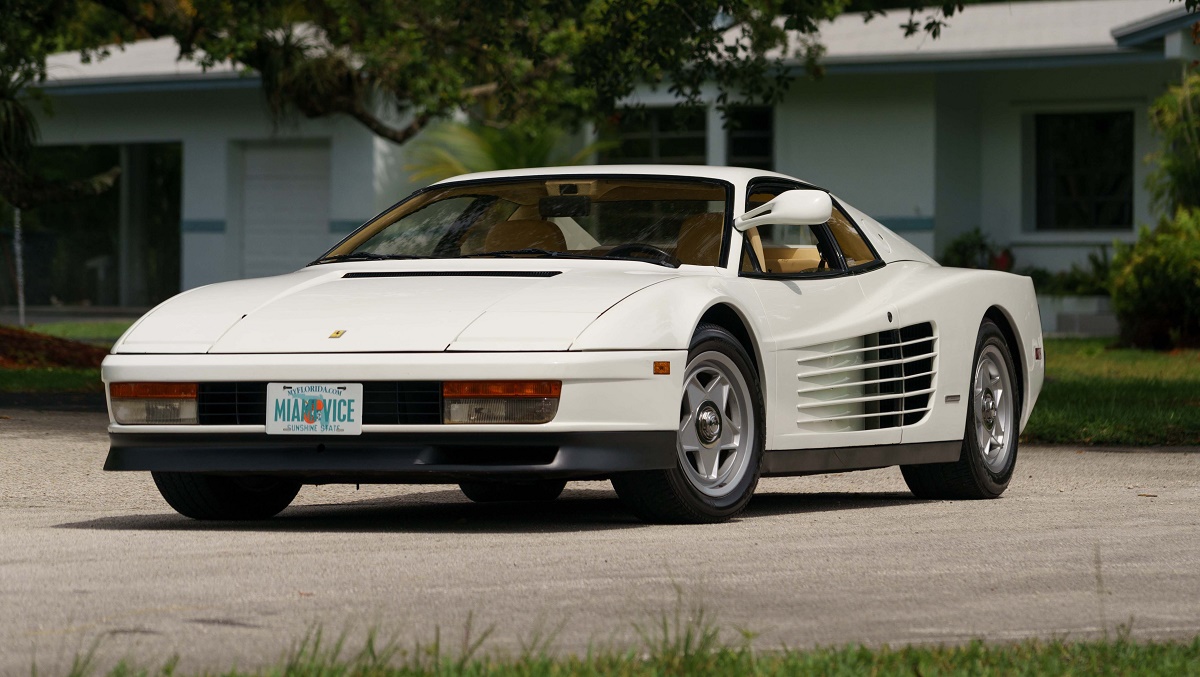 The actual 1986 Ferrari Testarossa used in TV show 'Miami Vice'. – AFP Relaxnews pic, December 26, 2015.