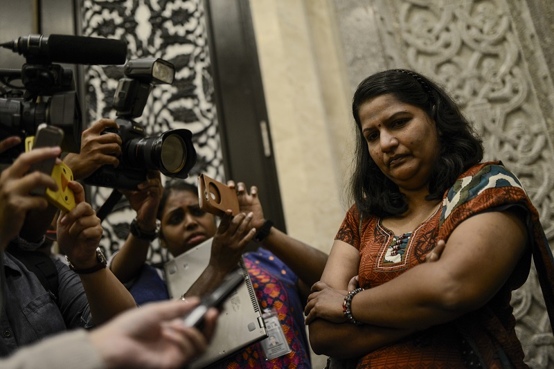 Kindergarten teacher M. Indira Gandhi will be challenging the Court of Appeal’s ruling on the unilateral conversion of her children at the Federal Court.  – The Malaysian Insider file pic, January 5, 2016. 