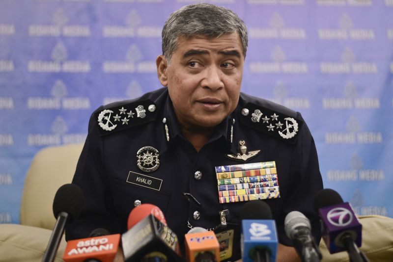 Tan Sri Khalid Abu Bakar says the country's security is under control although Isis has attempted to kidnap a few leaders. – The Malaysian Insider file pic, March 8, 2016.