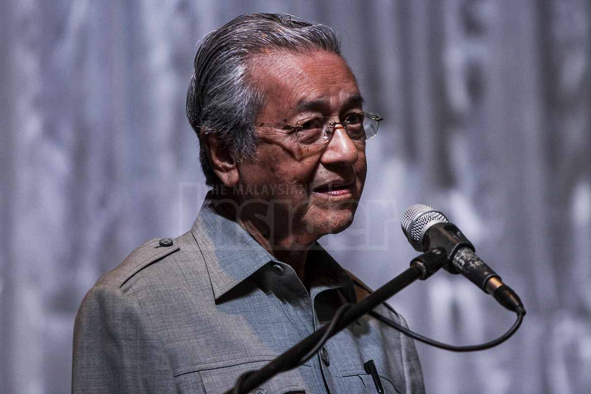 Former prime minister Tun Dr Mahathir Mohamad says the Malaysian Islamic Development Department (Jakim) wants to compel people to follow their version of Islam. – The Malaysian Insider pic by Seth Akmal, November 20, 2015.