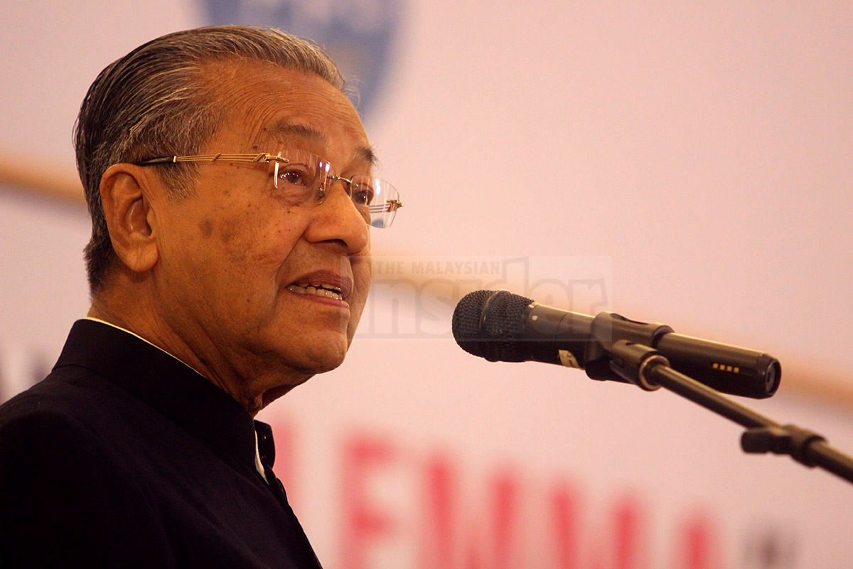 Tun Dr Mahathir Mohamad says Malaysia should not become a police state in reference to the arrest of editors and top executives from The Edge Group and The Malaysian Insider late last month. – The Malaysian Insider file pic, April 14, 2015.