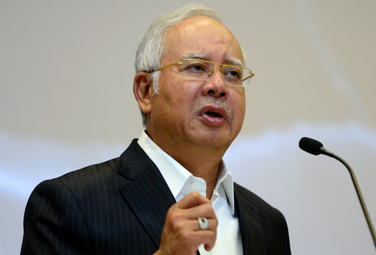 Speaking at an Umno delegates meeting in Jerlun, Perak, prime minister Najib has repeated his statement from two years ago that the Sedition Act will be repealed. - The Malaysian Insider pic by Najjua Zulkefli, September 5, 2014.
