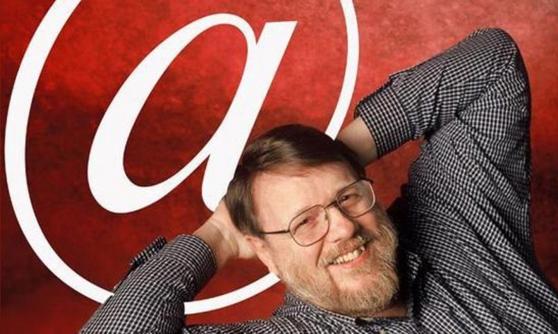Ray Tomlinson was responsible for putting the @ sign on the map. – Raytheon pic, March 7, 2016.