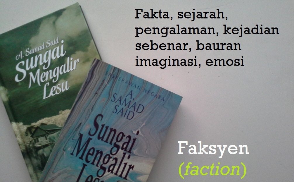 Novel ini menampilkan unsur 'faksyen' iaitu gabungan fakta dan fiksyen.