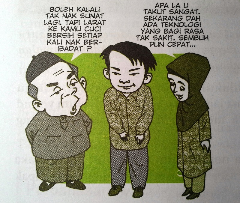 Benarkah ini ajaran Islam? Foto dari buku 'Fiqah Berinteraksi dengan Non-Muslim'. – Gambar The Malaysian Insider,  3 November, 2014.
