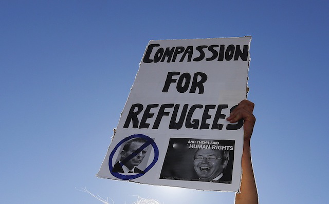 Under Canberra's hardline immigration policies Australia intercepts boats, often from Indonesia, and forces them back to where they came from. Those asylum-seekers who do arrive are denied resettlement in Australia, even if found to be genuine refugees, and are instead sent to detention camps in the tiny Pacific state of Nauru or Manus Island in Papua New Guinea. – Reuters file pic, March 11, 2016. 