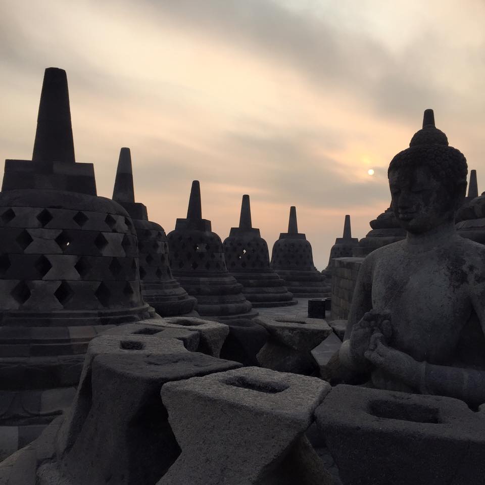 The Borobudur is a Hindu relic and yet the Muslim majority Yogjakarta folk are proud of the site.  
