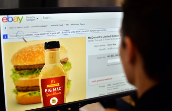 Saus burger Big Mac dijual seharga RM390,000 di eBay