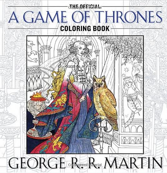 The 'Game of Thrones' colouring book is available online. – AFP/Relaxnews pic, October 29, 2015.