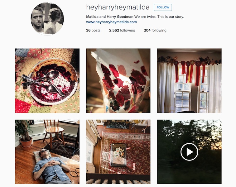 'Hey Harry Hey Matilda', the first first project of its kind to use the multimedia potential of Instagram. – AFP/Relaxnews pic, October 14, 2015.