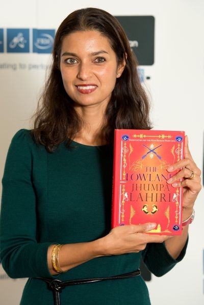 Indian-American author Jhumpa Lahiri with her book 'The Lowland', a story of two brothers coming of age in Calcutta in the 1950s and 60s. – AFP/Relaxnews pic, November 23, 2015.