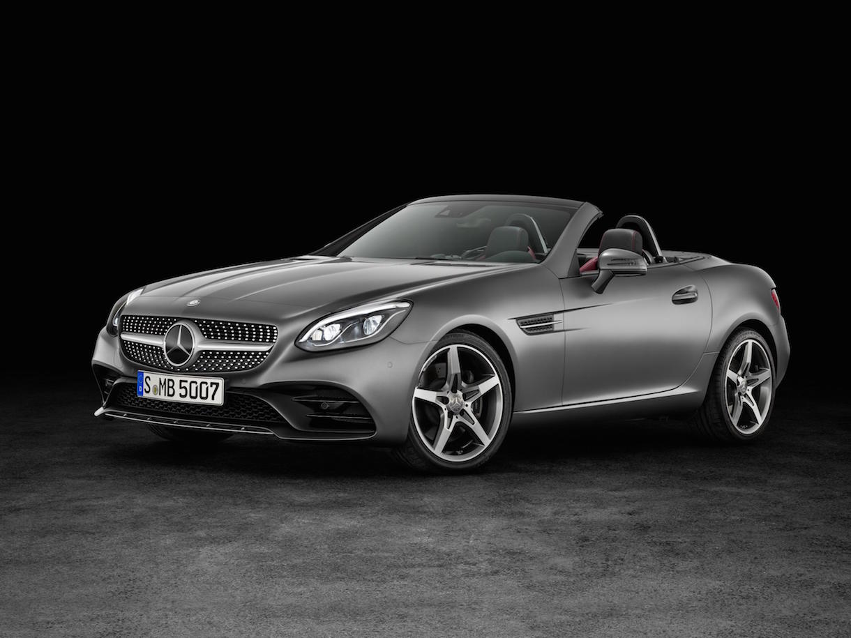 The new Mercedes-Benz SLC. Over the course of 2015, Audi, Mercedes, Volvo and McLaren have all set new sales records. – Daimler AG pic, January 10, 2016.