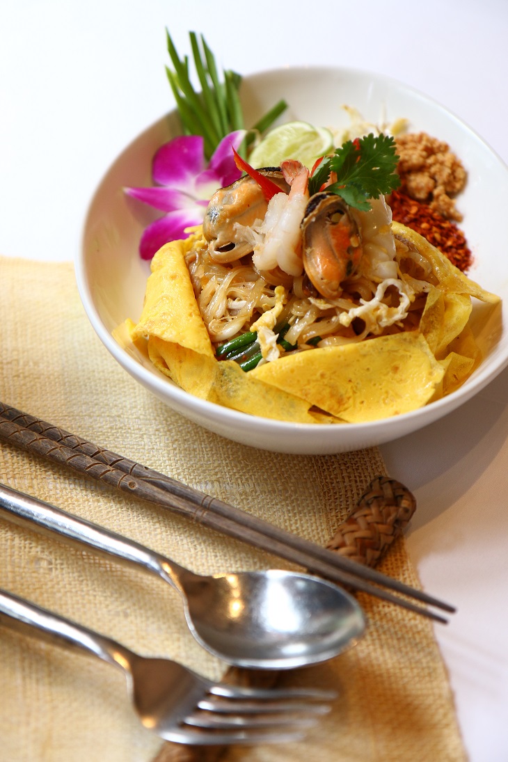 Pad Thai is quintessentially Thai, with its glorious mix of sweet, sour and savoury all combined in a stir-fried noodle dish. Recreate it in your own home with this simple recipe.