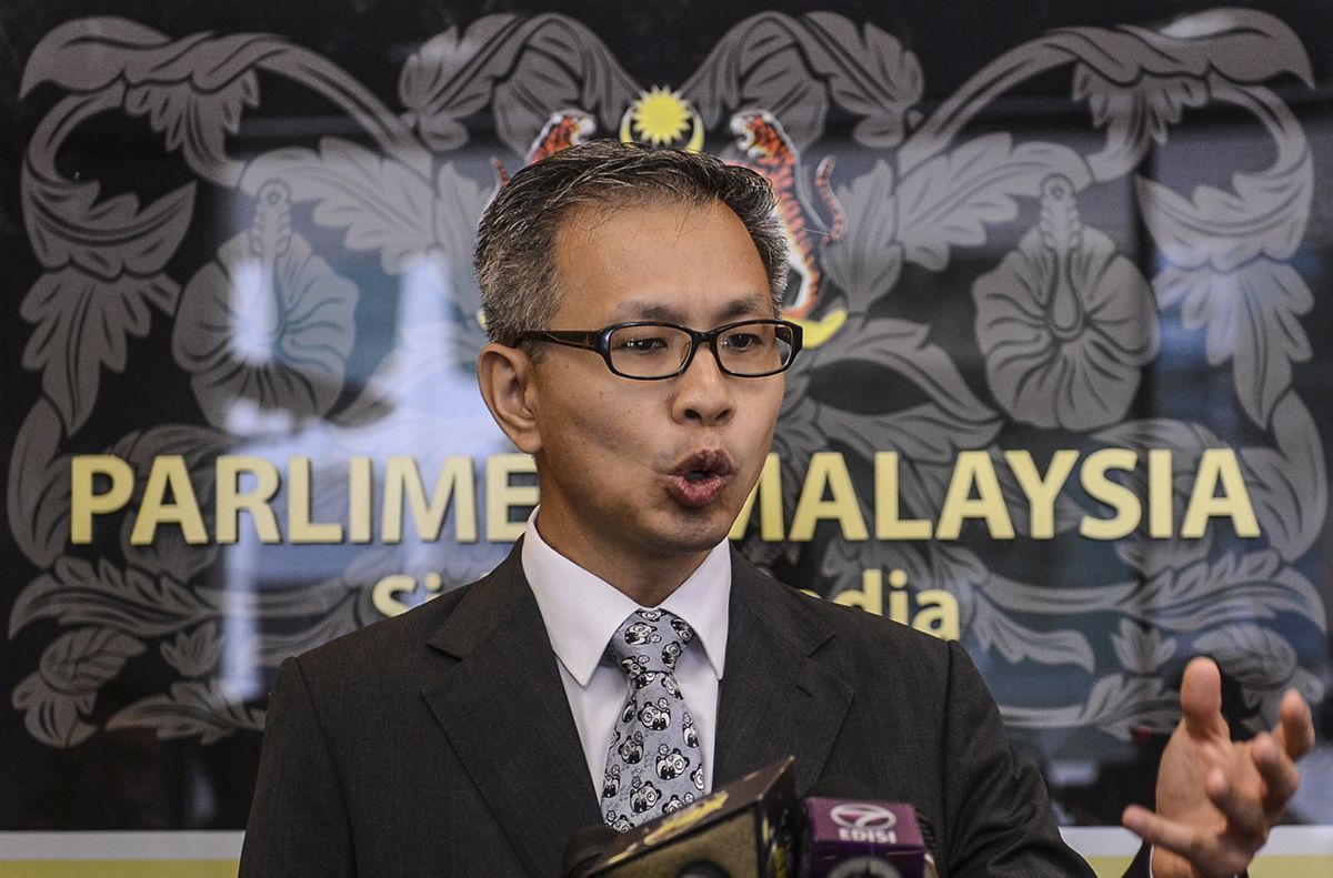 Petaling Jaya Utara MP Tony Pua is the latest opposition leader to have his questions on 1Malaysia Development Bhd and the RM2.6 billion donation rejected by Parliament. – The Malaysian Insider file pic, March 8, 2016.