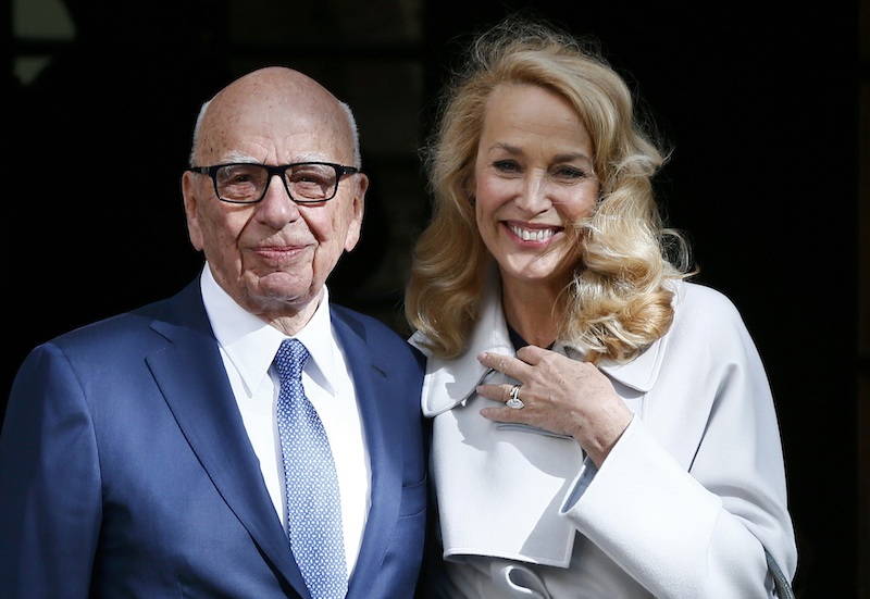 Rupert Murdoch menikahi mantan model Jerry Hall