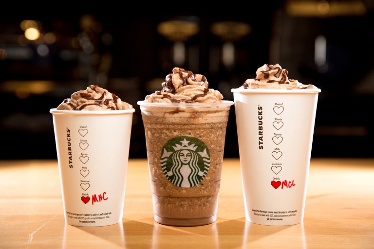 Celebrate Valentine's Day this year with Starbucks' molten chocolate drinks. – AFP/Relaxnews pic, February 9, 2016.