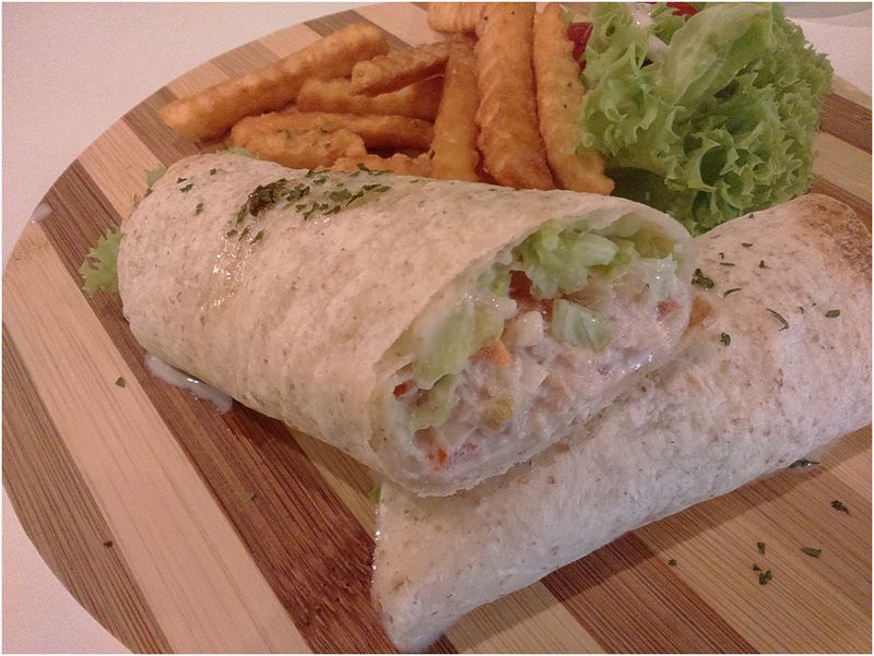 A delicious wrap that had flavour and texture. – The Malaysian Insider pic, May 22, 2015.