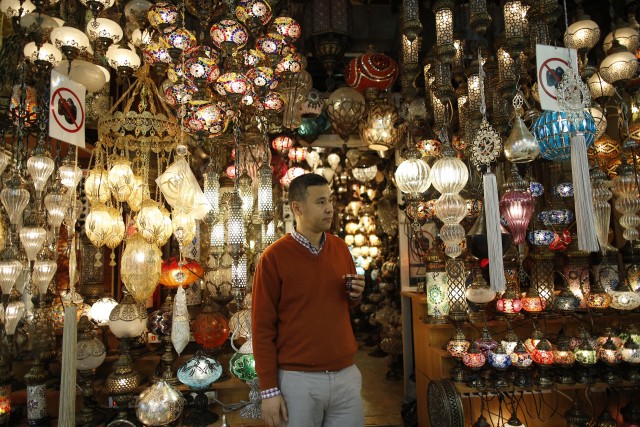Turkey's Grand Bazaar is more popular than the Eiffel Tower as it welcomes up to 400,000 people a day. – AFP Relaxnews pic, March 2, 2016.