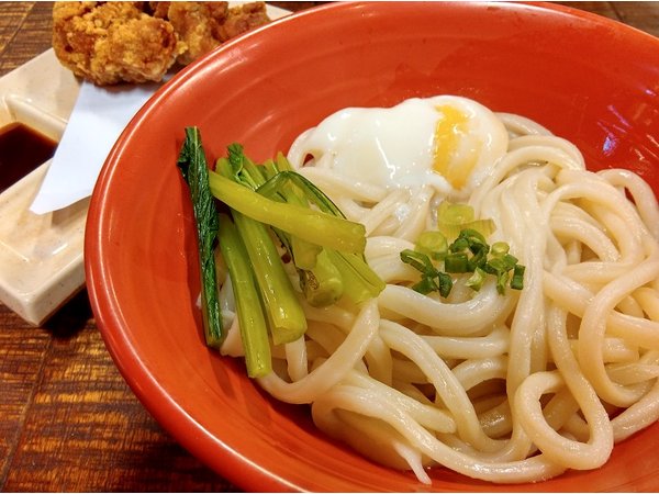 Break the yolk for a silky, golden coating of the house special dry udon at Ori Udon. – HungryGoWhere pic, March 3, 2016.